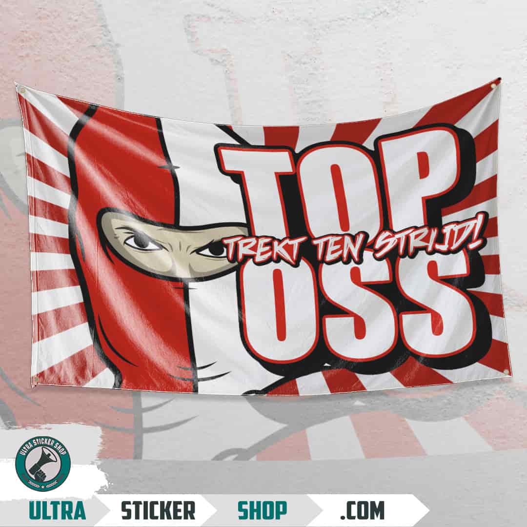 Top Oss trekt ten strijd Flag
