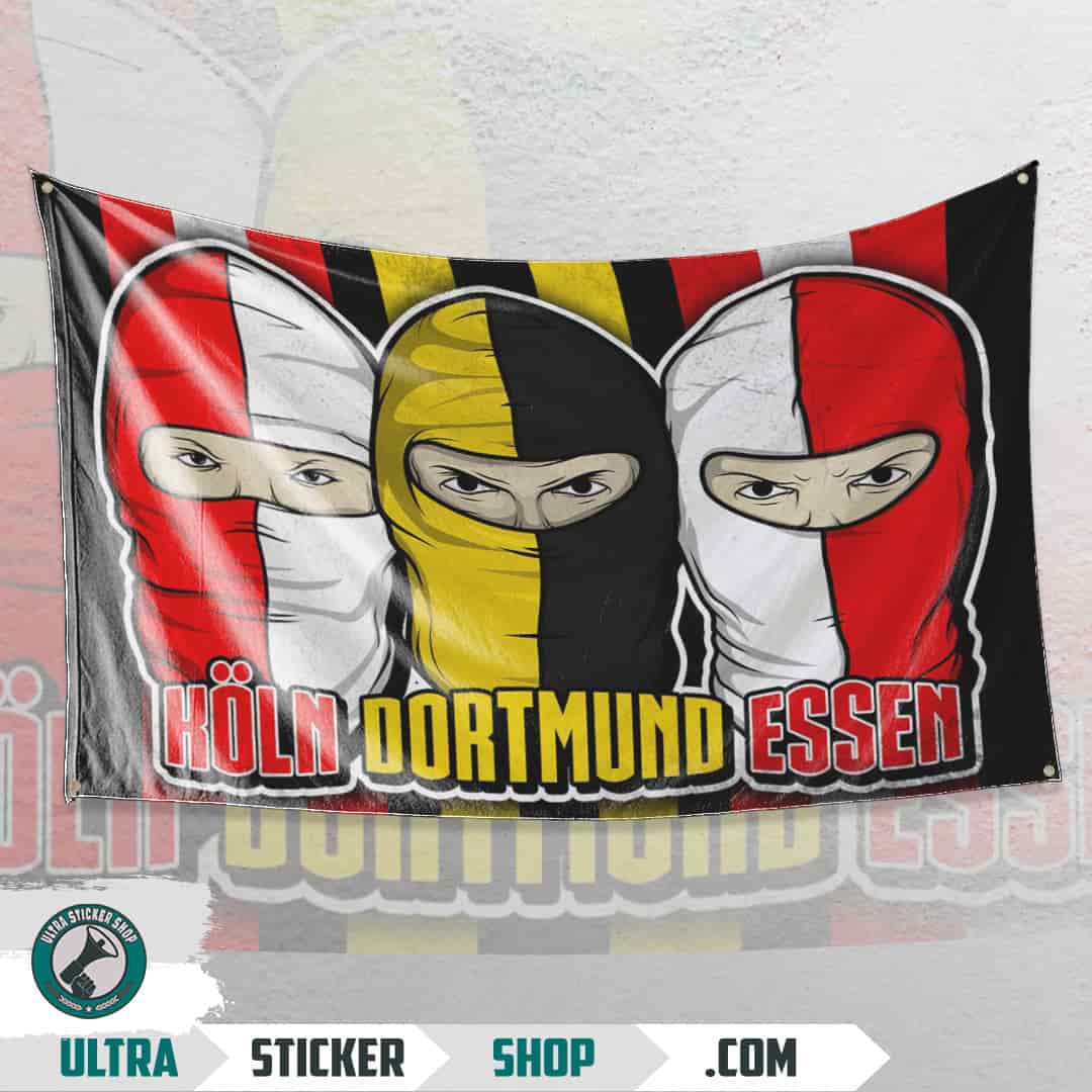 Köln X Dortmund X Essen Flag