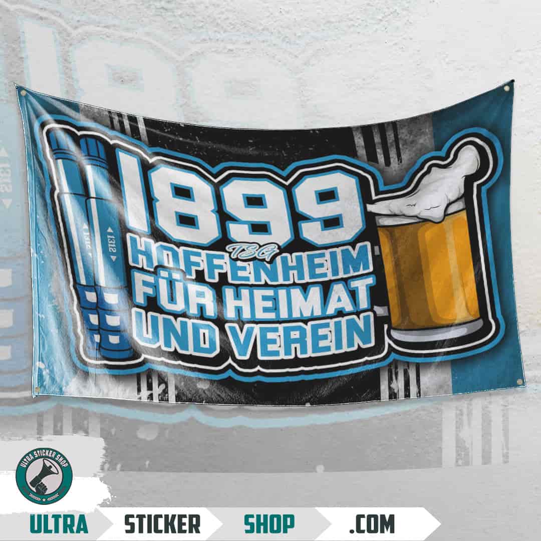 1899 TSG Hoffenheim für heimat und verein Flag