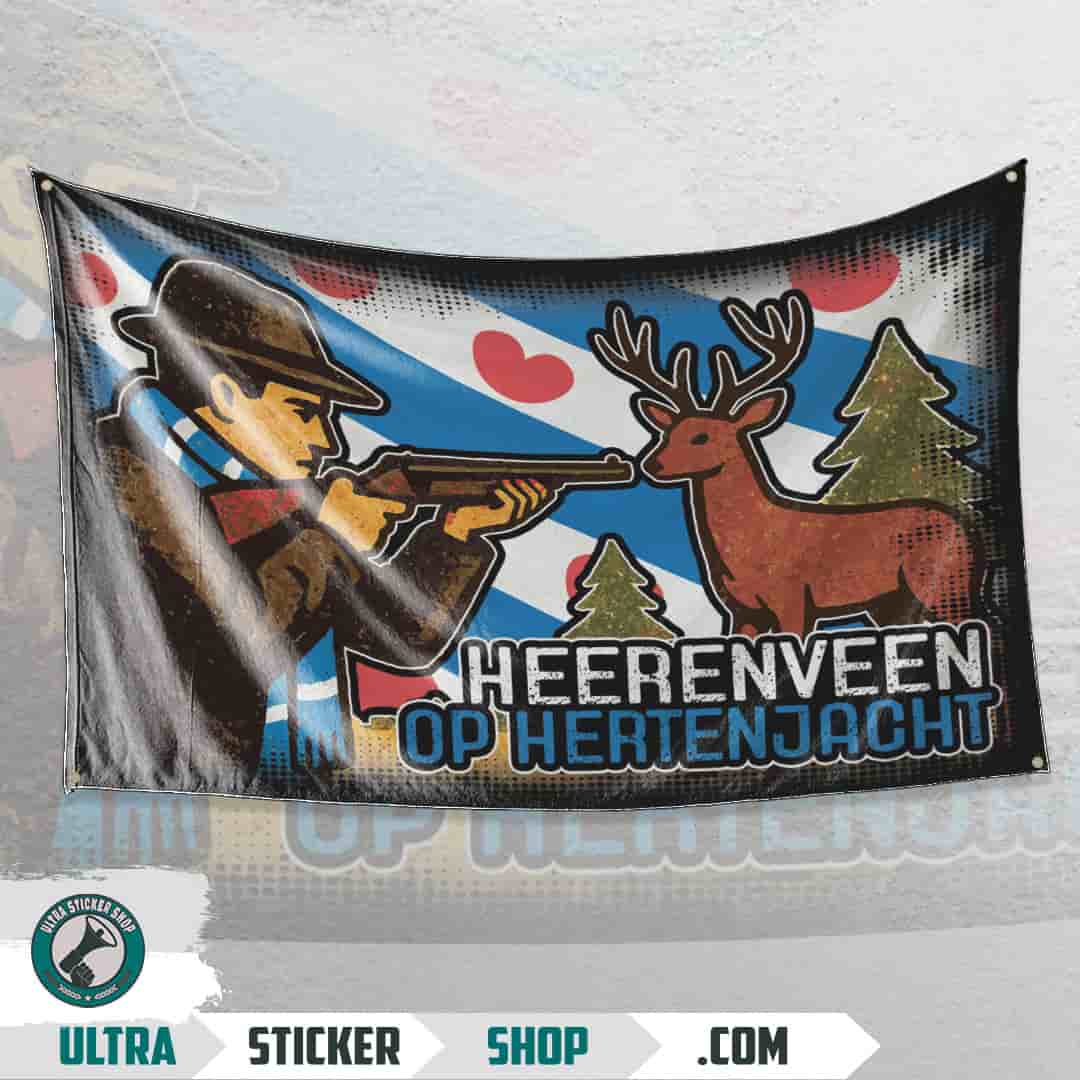 Heerenveen op hertenjacht Flag