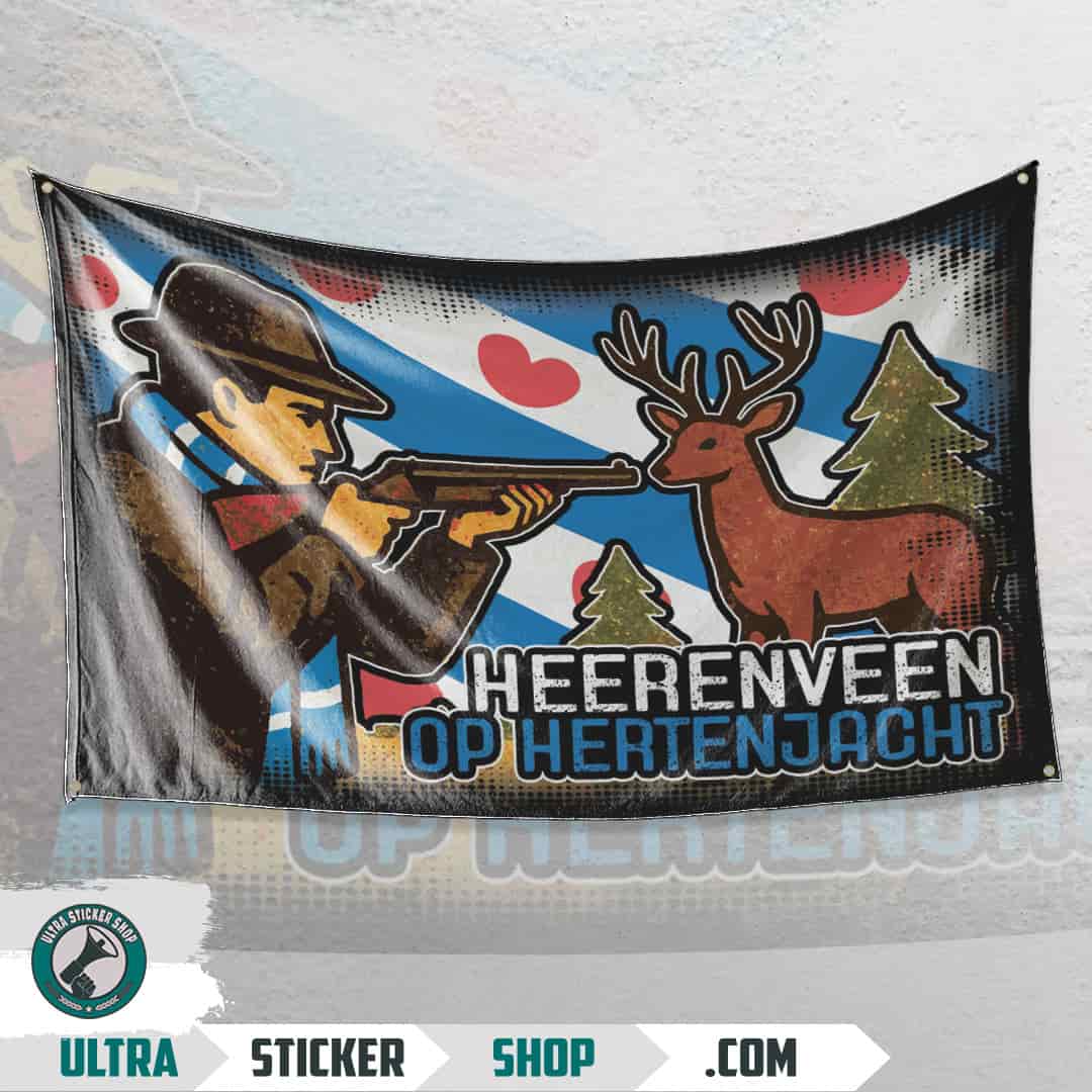 Heerenveen op hertenjacht Flag