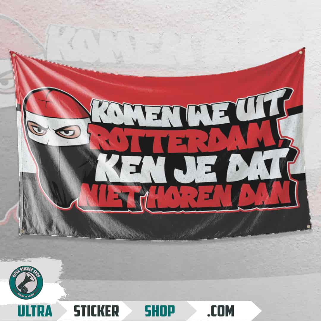 Komen we uit Rotterdam, Ken je dat niet horen dan Flag