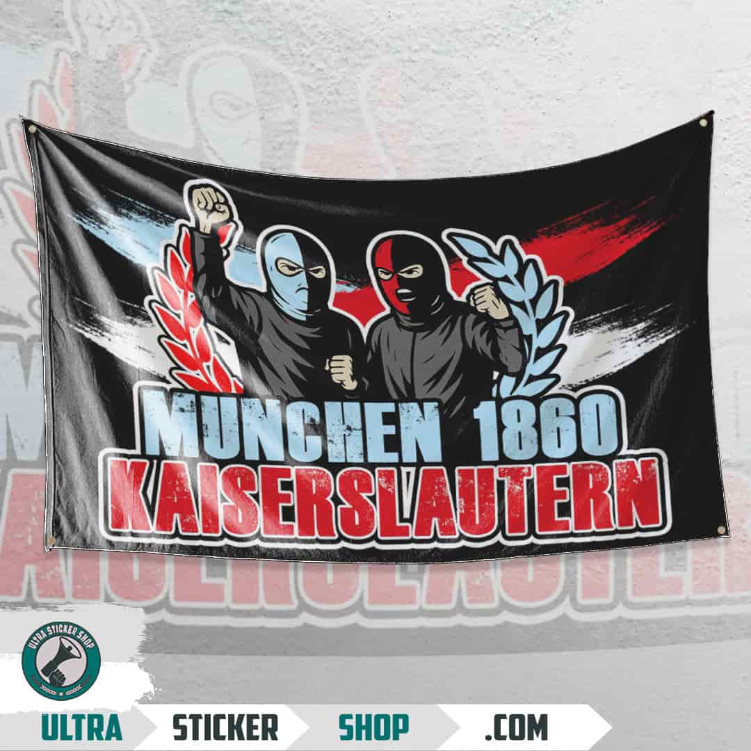 München 1860 X Kaiserslautern Flag