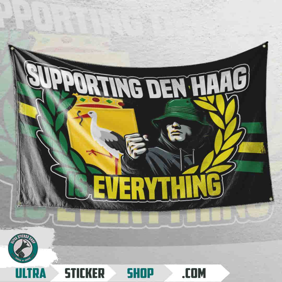 Supporting Den Haag is everything Flag