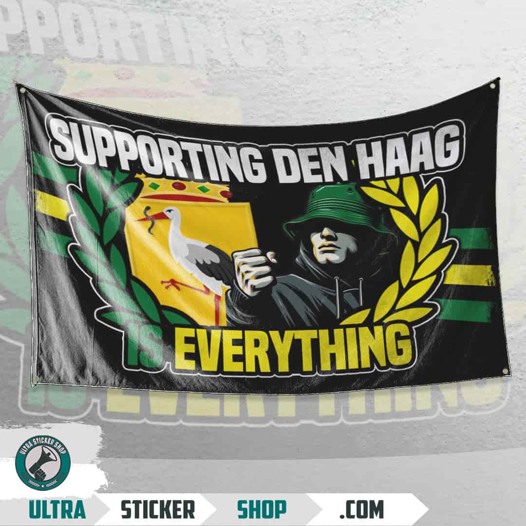 Supporting Den Haag is everything Flag