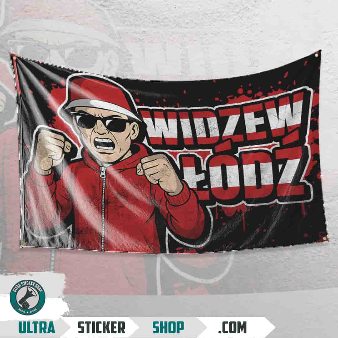 Widzew Łódź Flag