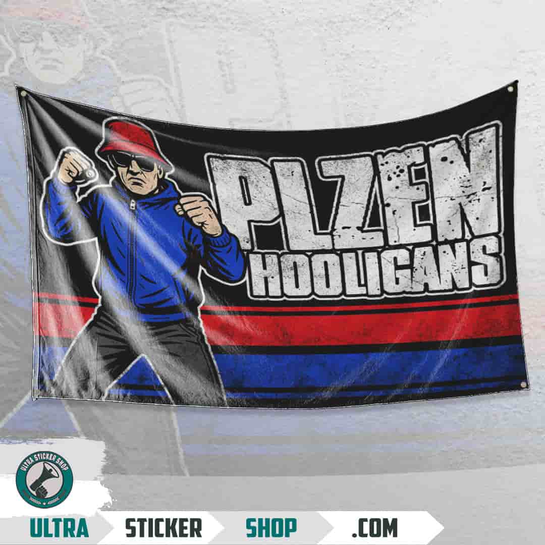 Plzen Hooligans Flag