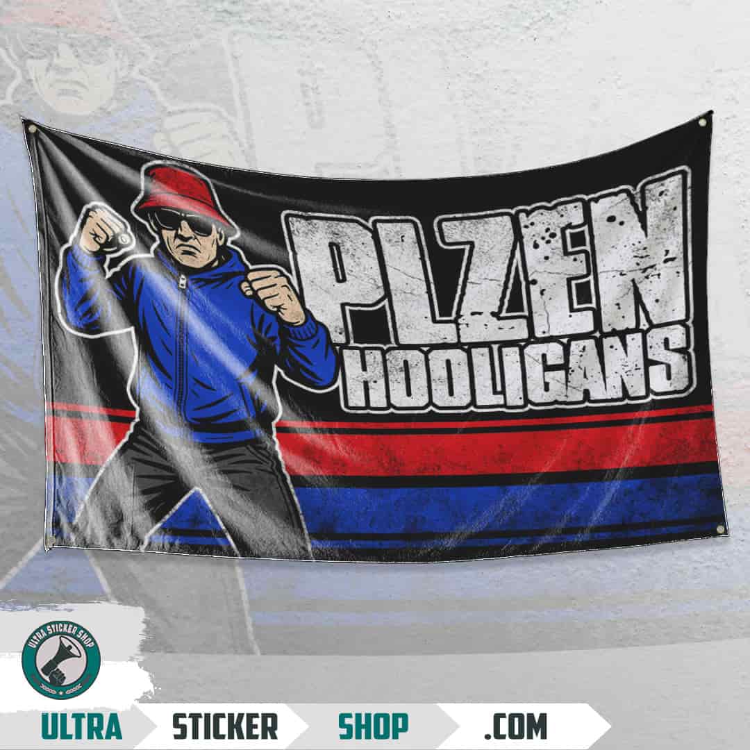 Plzen Hooligans Flag