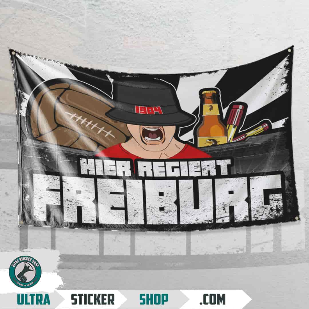 Hier Regiert Freiburg Flag