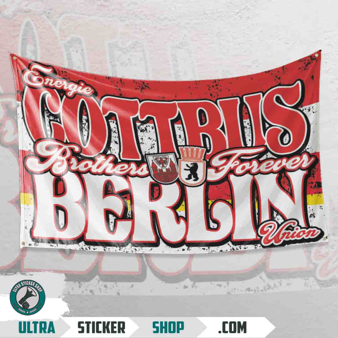 Energie Cottbus Brothers Forever Berlin union Flag