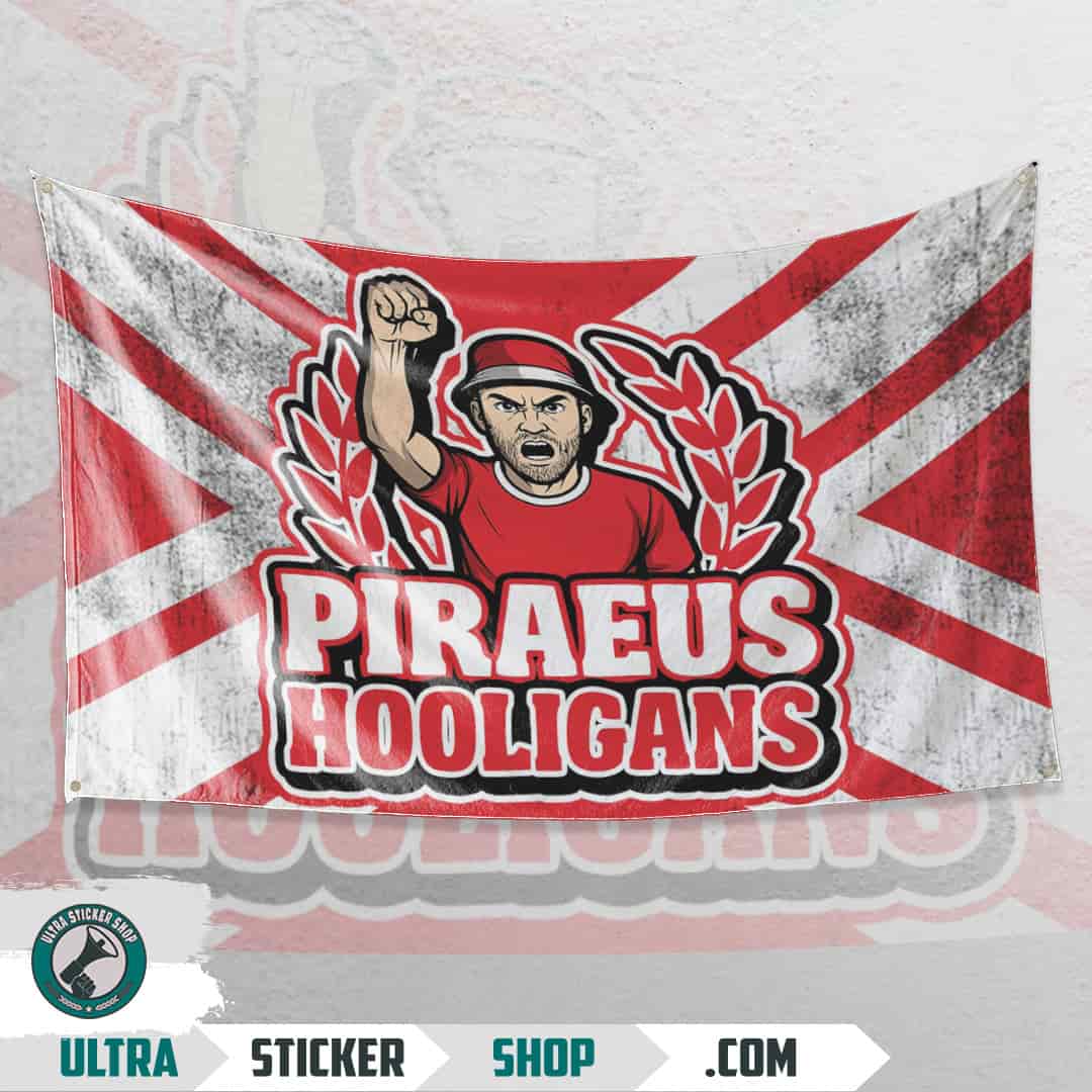 Piraeus Hooligans Flag
