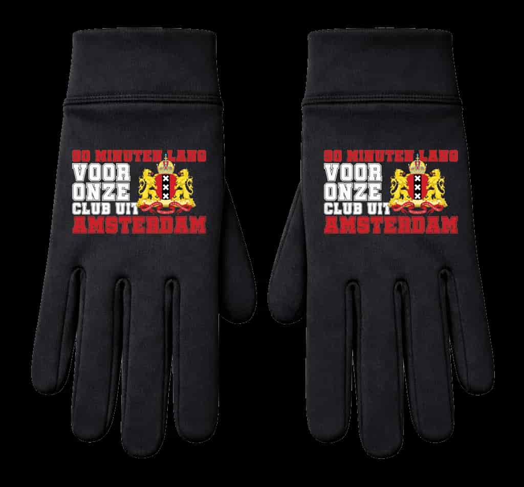90 Minuten lang voor onze club uit Amsterdam Gloves