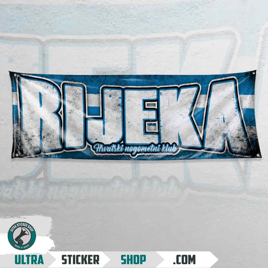 Rijeka Hrvatski Nogomenti Klub Flag