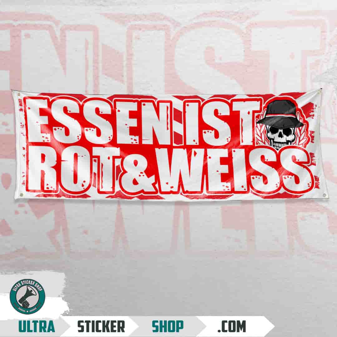 Essen ist rot & weiss Flag