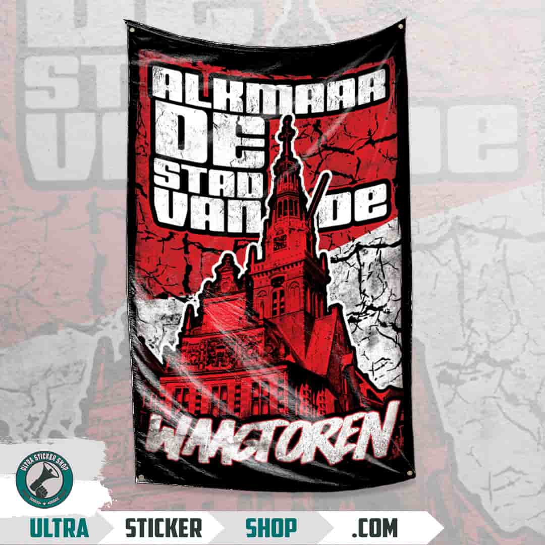 Alkmaar de stad van de Waagtoren Flag