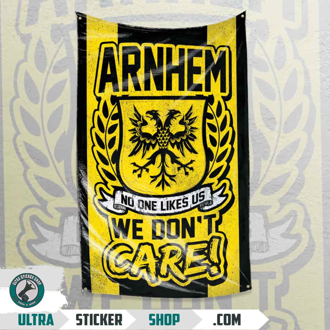 Arnhem no one likes us we don't care! Flag