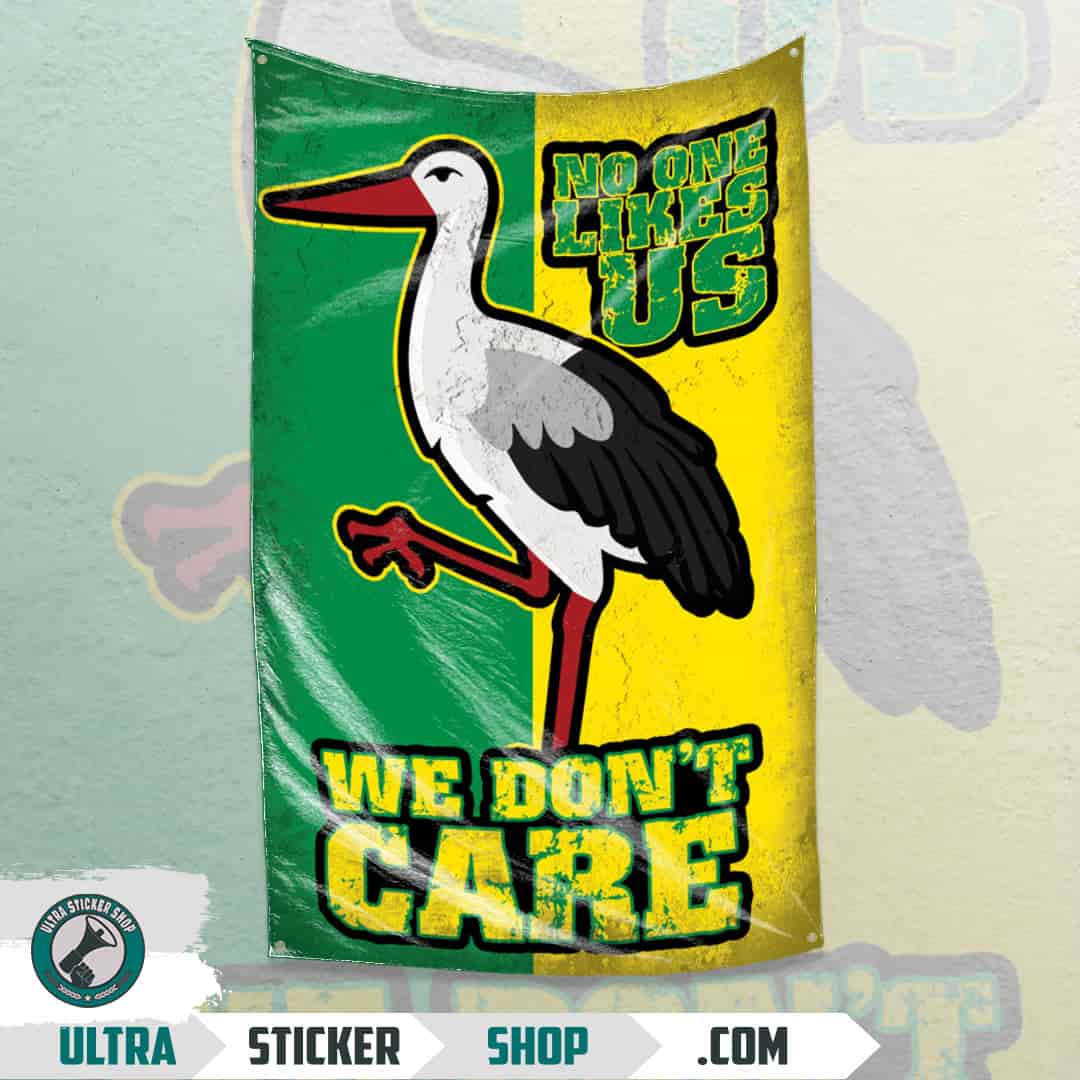 No one likes us we don't care- Den Haag Flag