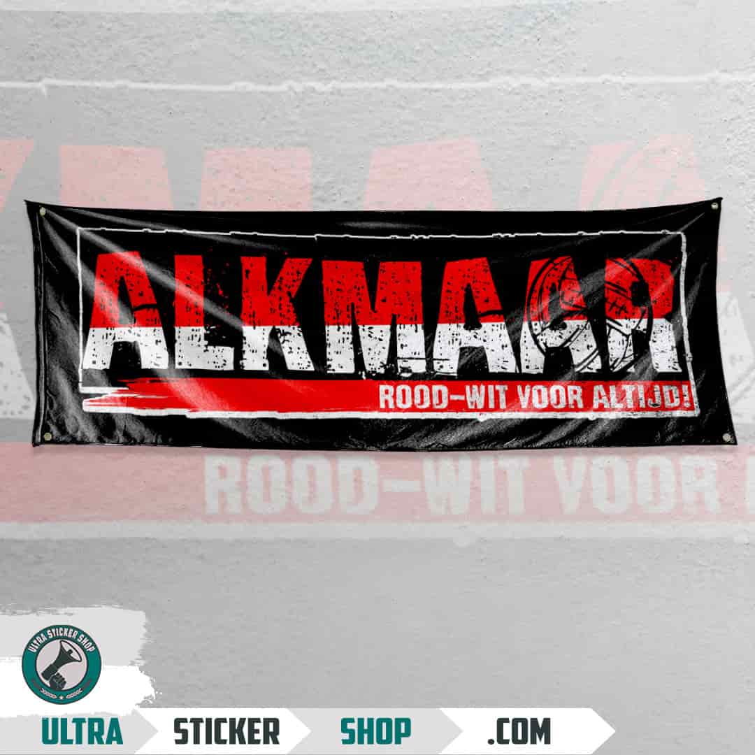 Alkmaar- Rood-Wit voor altijd! Flag