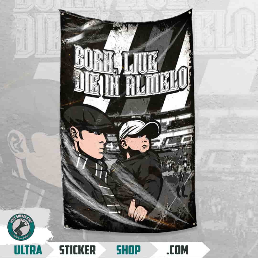 Born, Live die in Almelo Flag