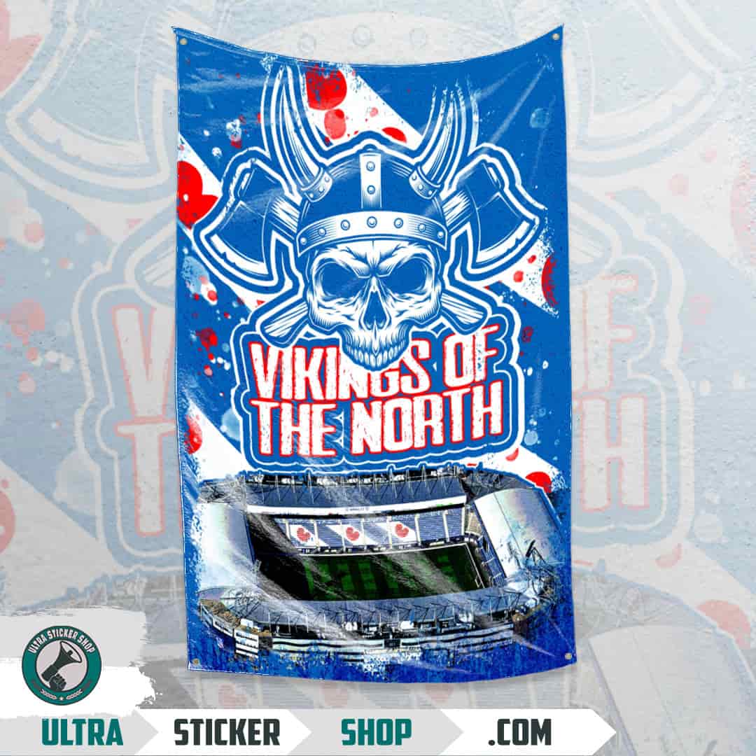 Vikings of the north Flag