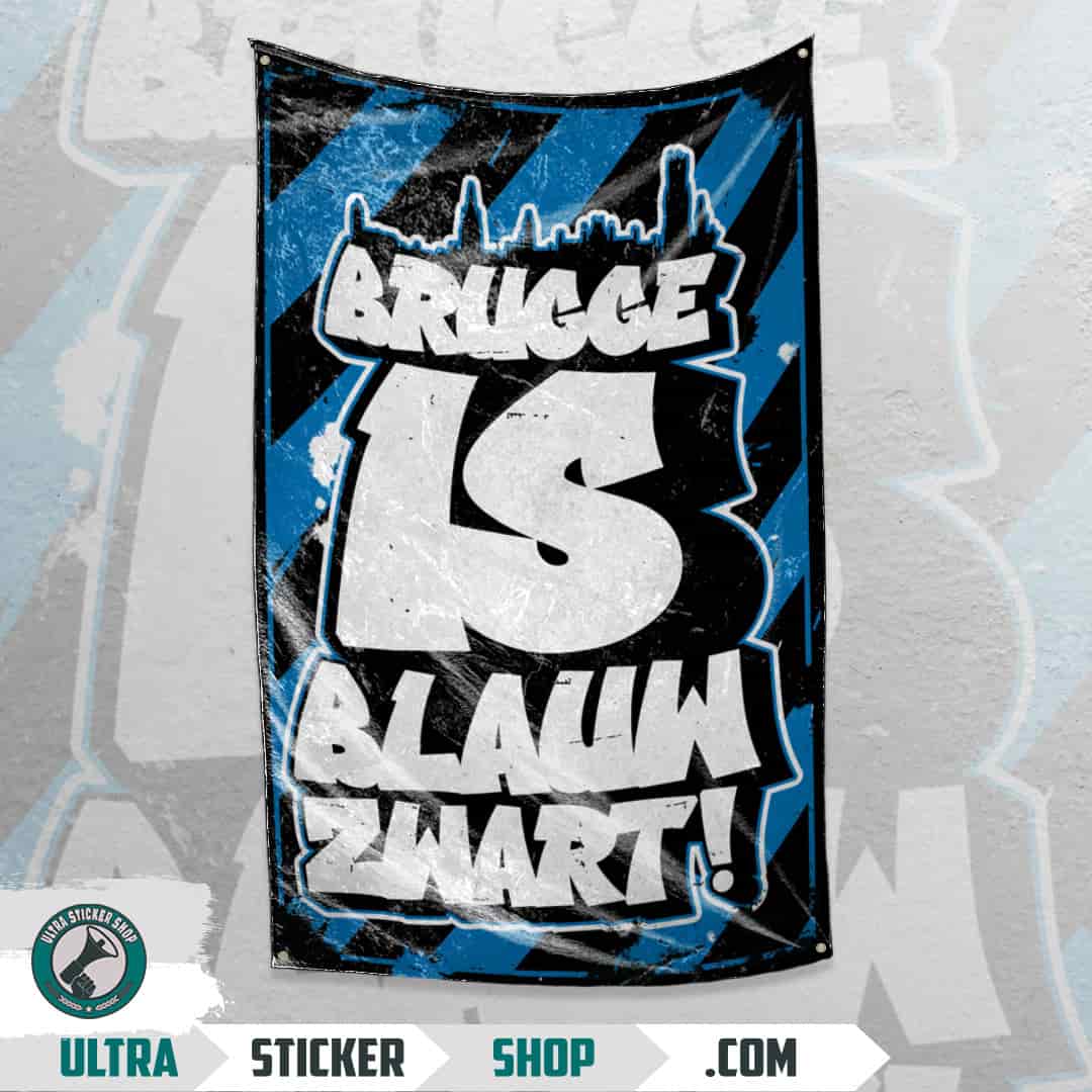 Brugge is blauw zwart! Flag