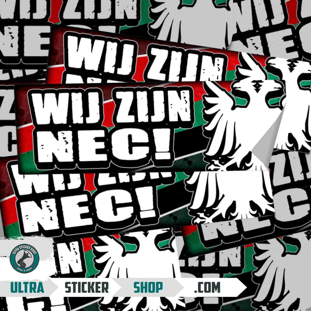 Wij zijn NEC Stickers