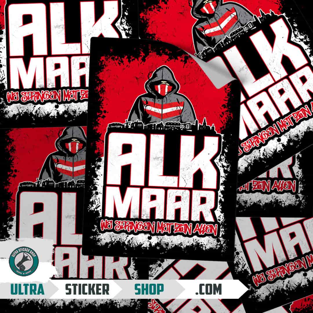 Alkmaar-Wij springen met zijn allen Stickers