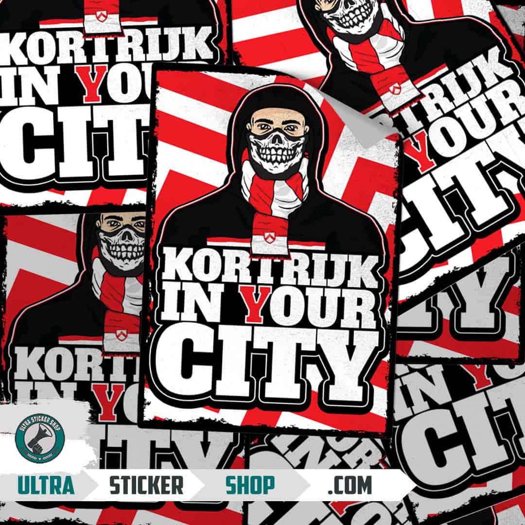 Kortrijk in your city Stickers
