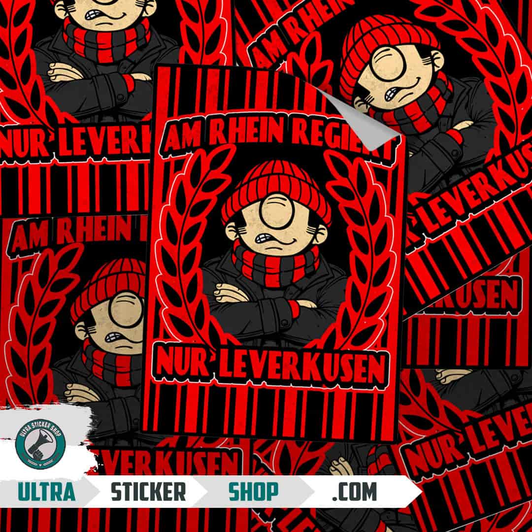 Am Rhein Regiert nur Leverkusen Stickers