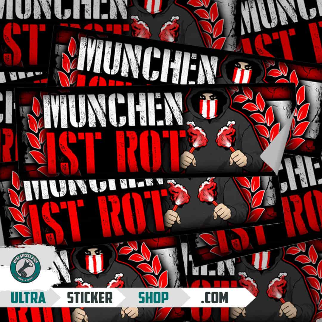 München ist rot Stickers