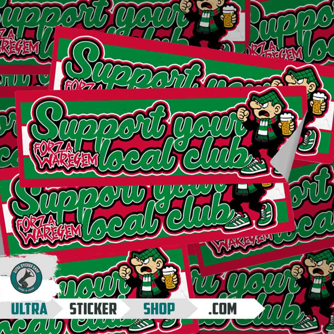 Support your local Forza Waregem Stickers