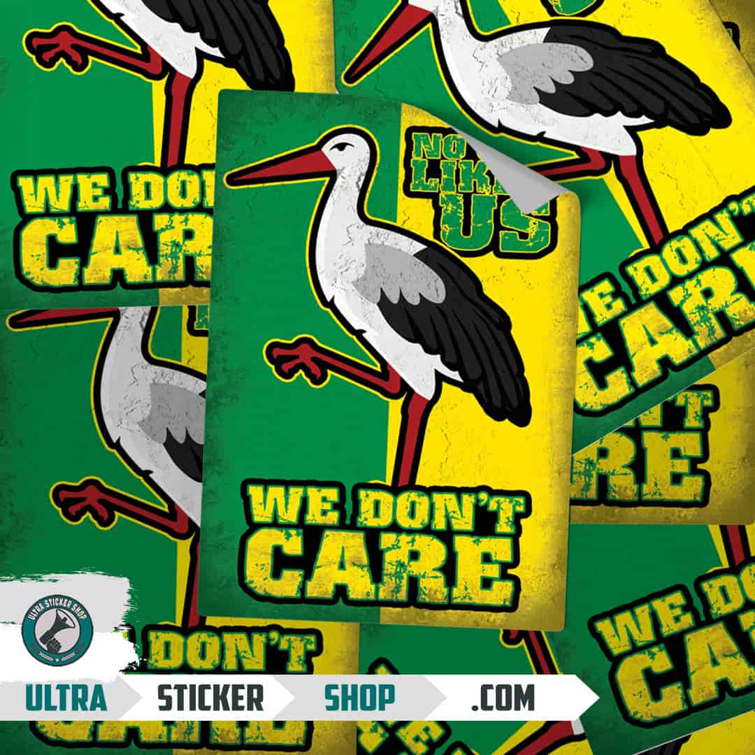 No one likes us we don't care- Den Haag Stickers