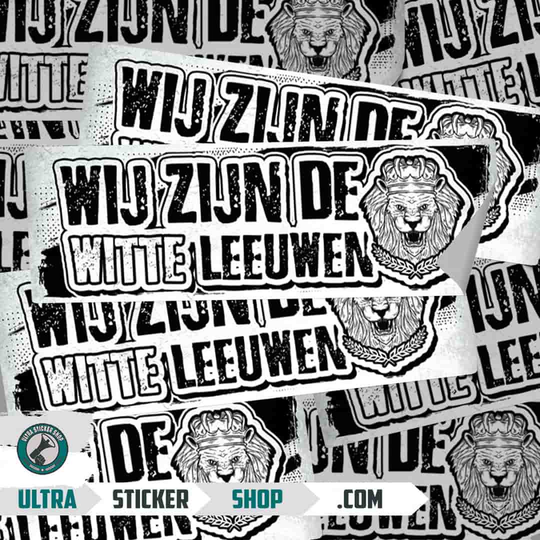 Wij zijn de witte leeuwen Stickers