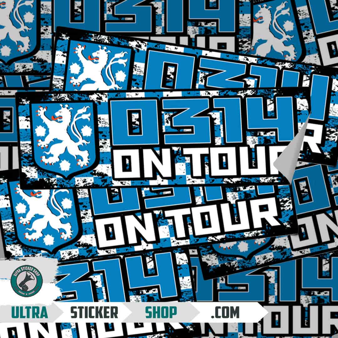 0314 on tour Stickers