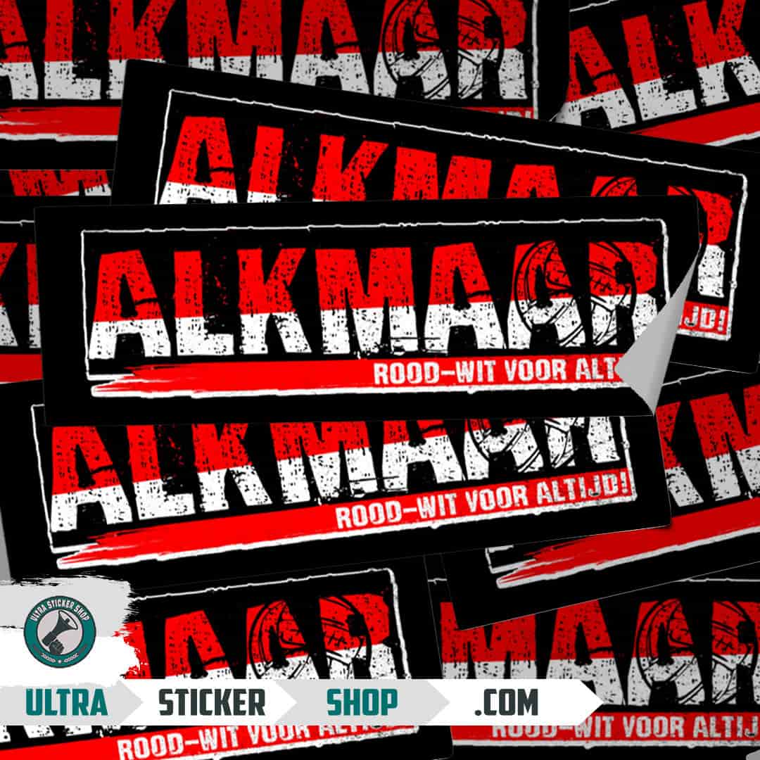 Alkmaar- Rood-Wit voor altijd! Stickers