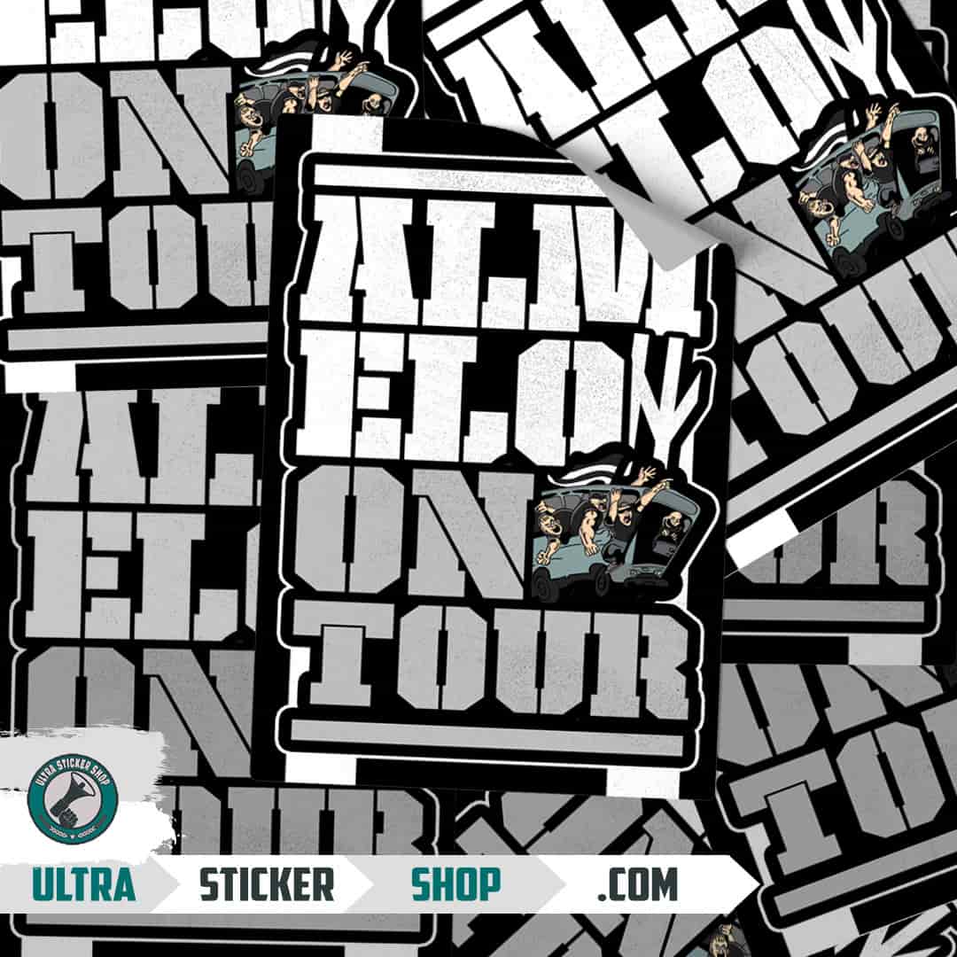 Almelo on tour Stickers