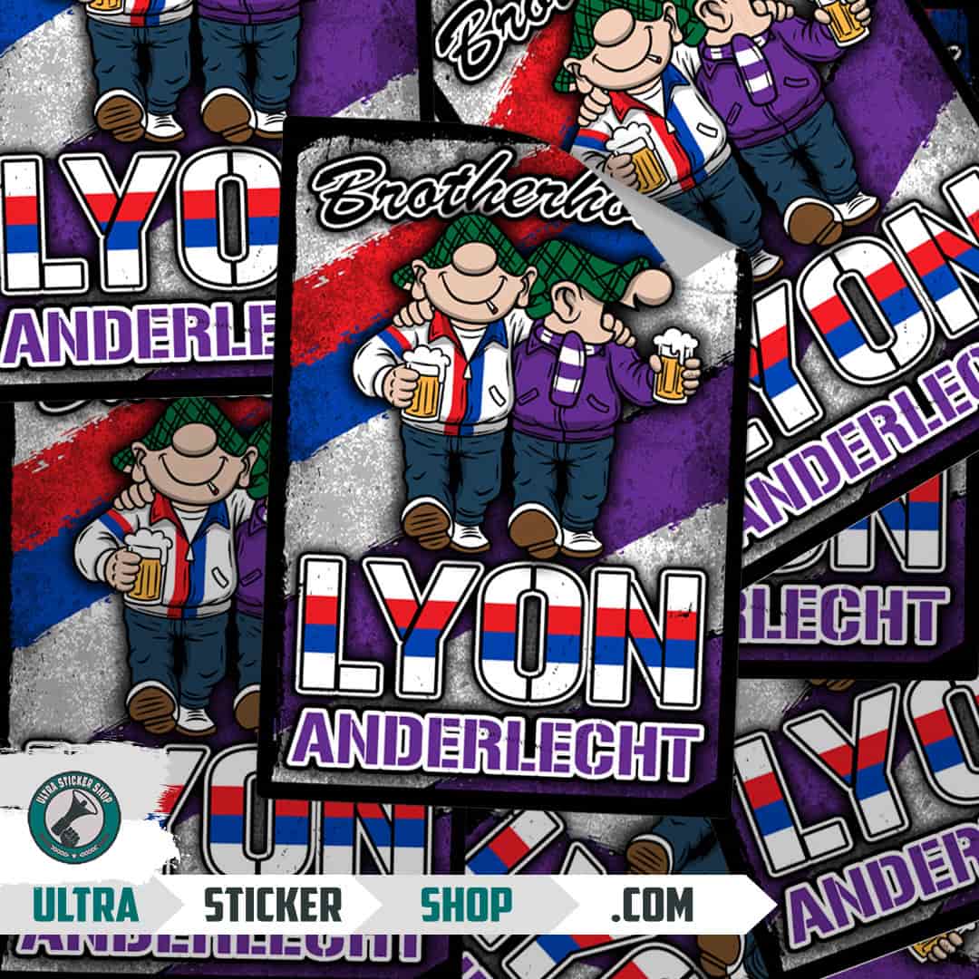 Brotherhood Lyon Anderlecht Stickers
