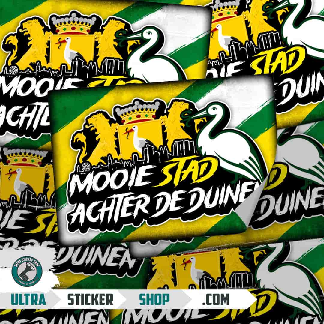 Mooie stad achter de duinen Stickers