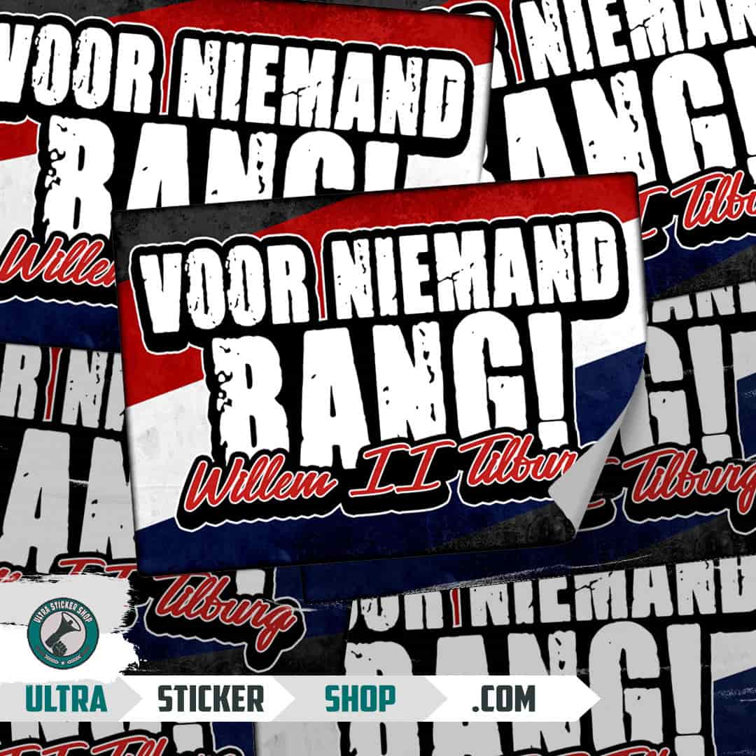 Voor niemand bang! Stickers