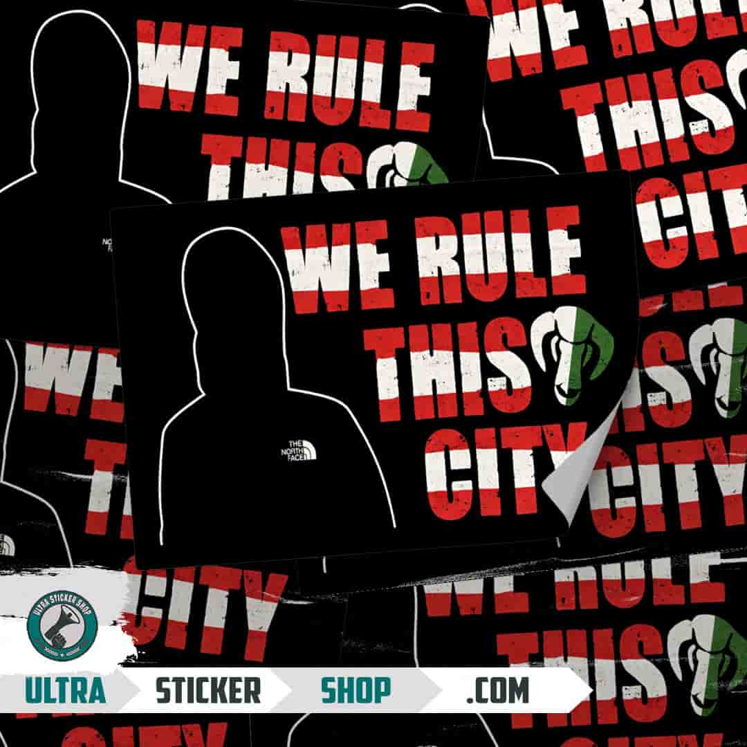 We rule this city Stickers
