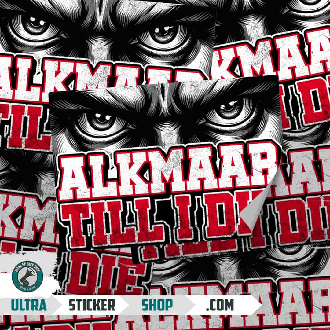 Alkmaar till I die Stickers