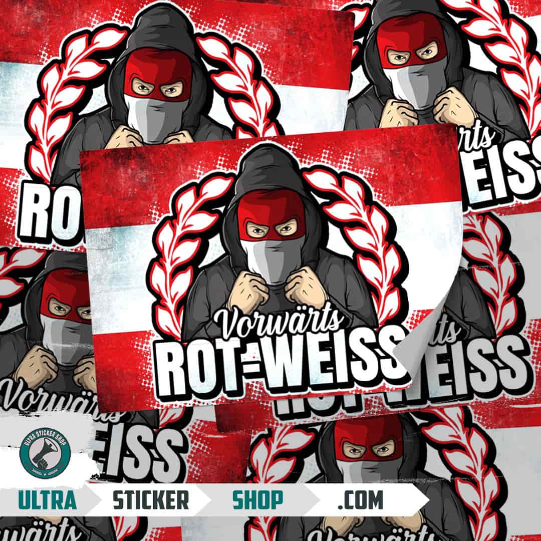Vorwärts Rot-Weiss Stickers