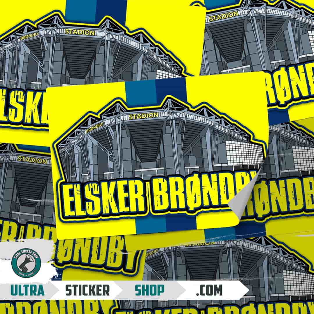 Elsker Brøndby Stickers