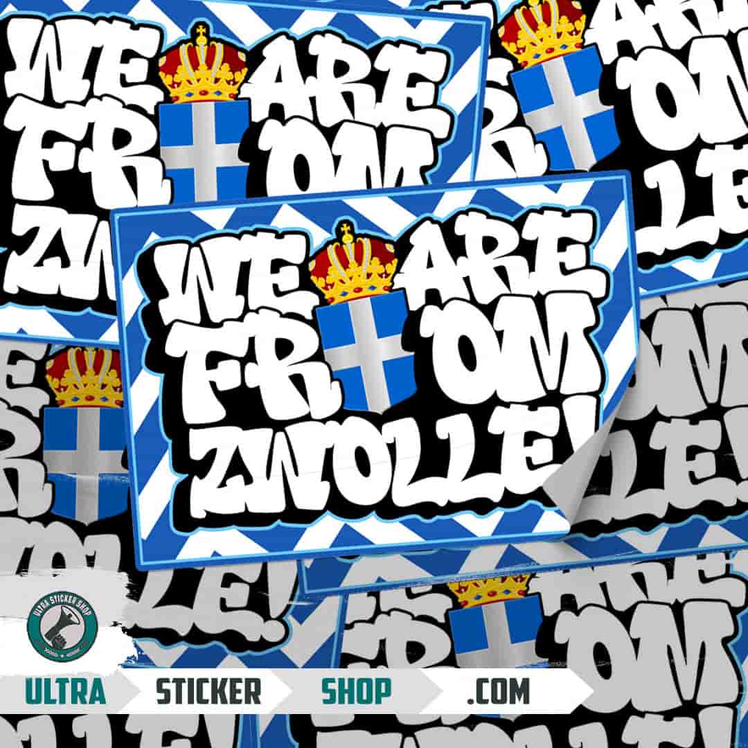 We are from Zwolle Stickers