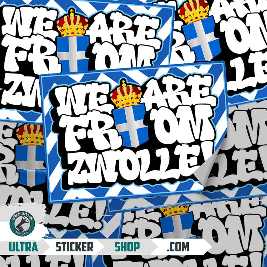 We are from Zwolle Stickers