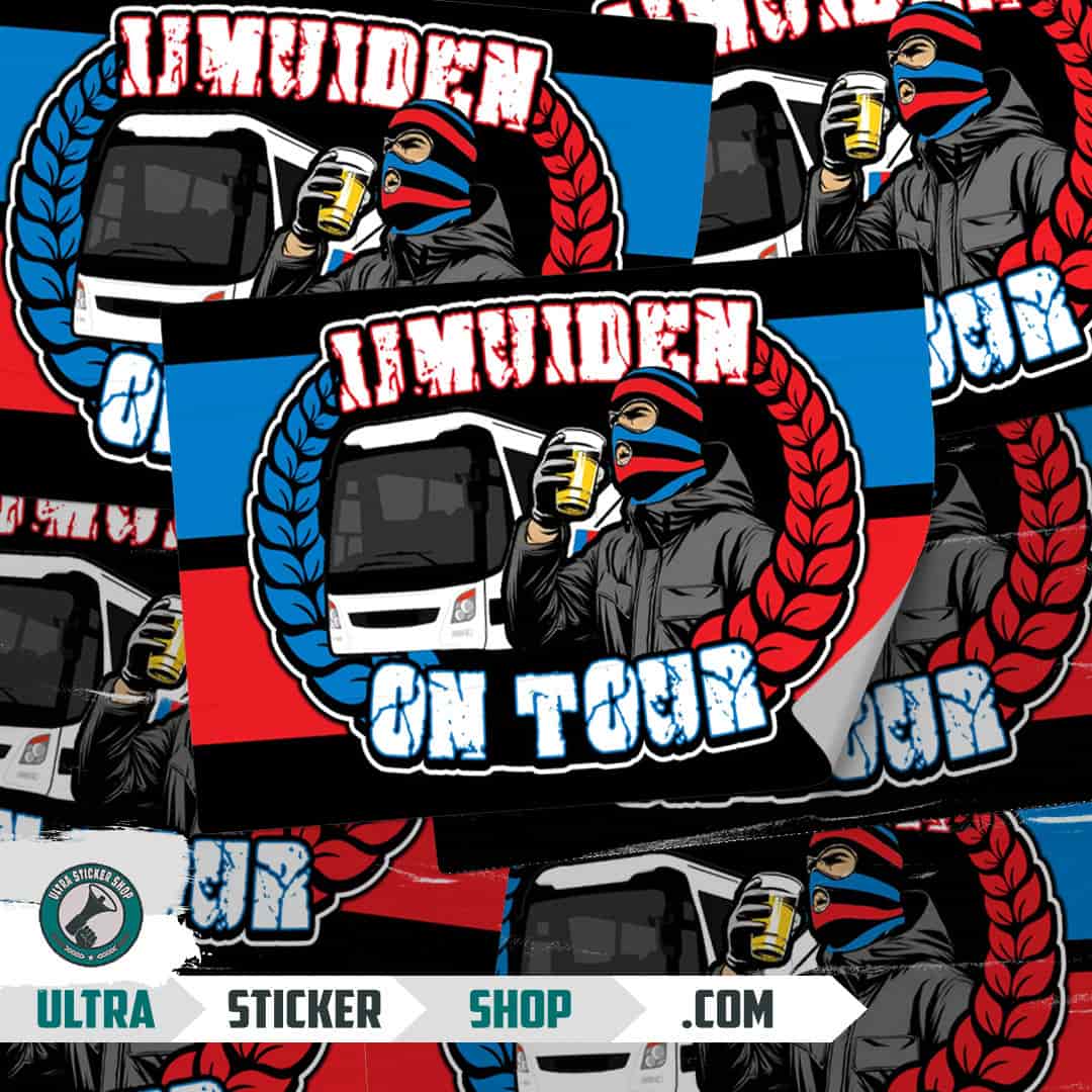 IJmuiden on tour Stickers