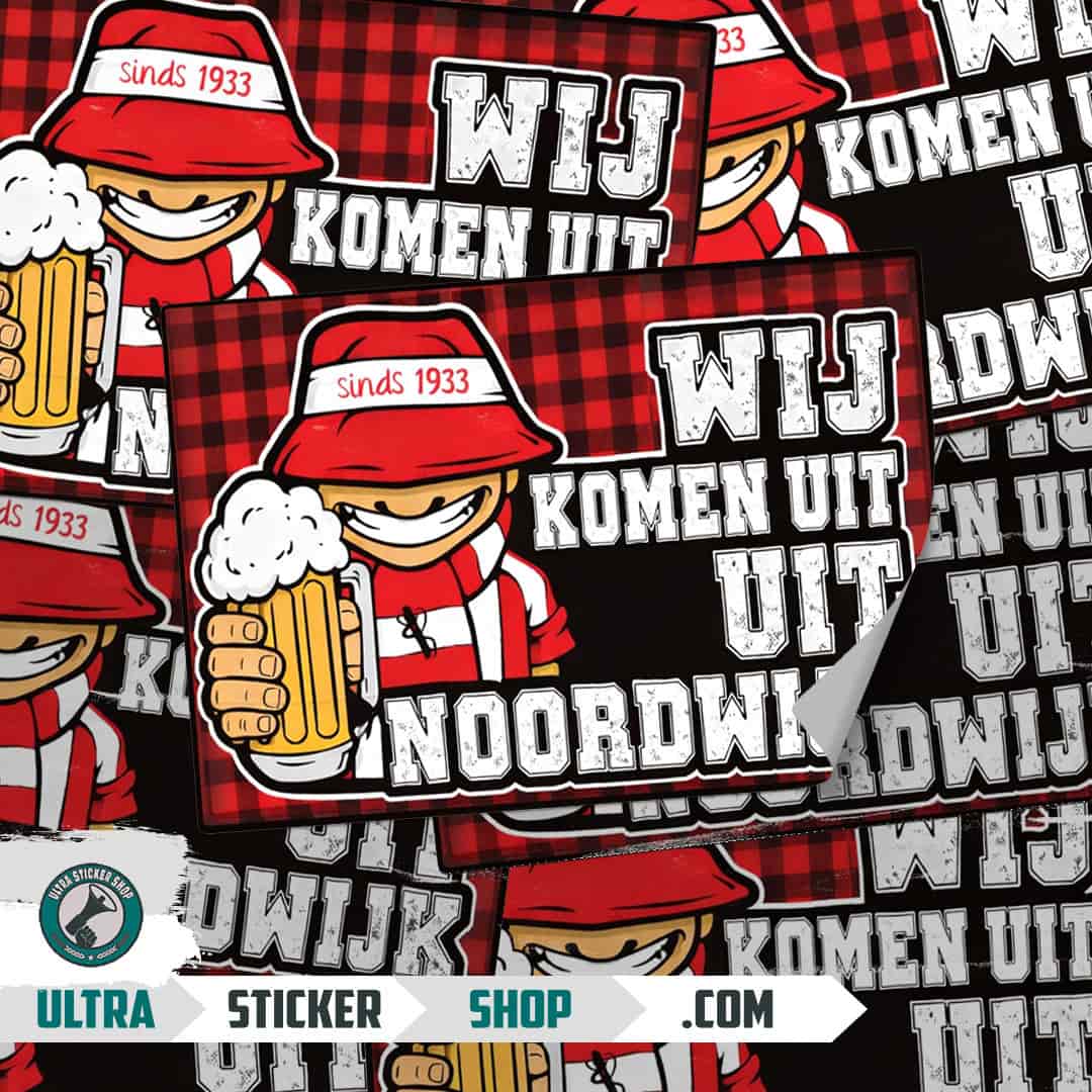Wij komen uit Noordwijk Stickers