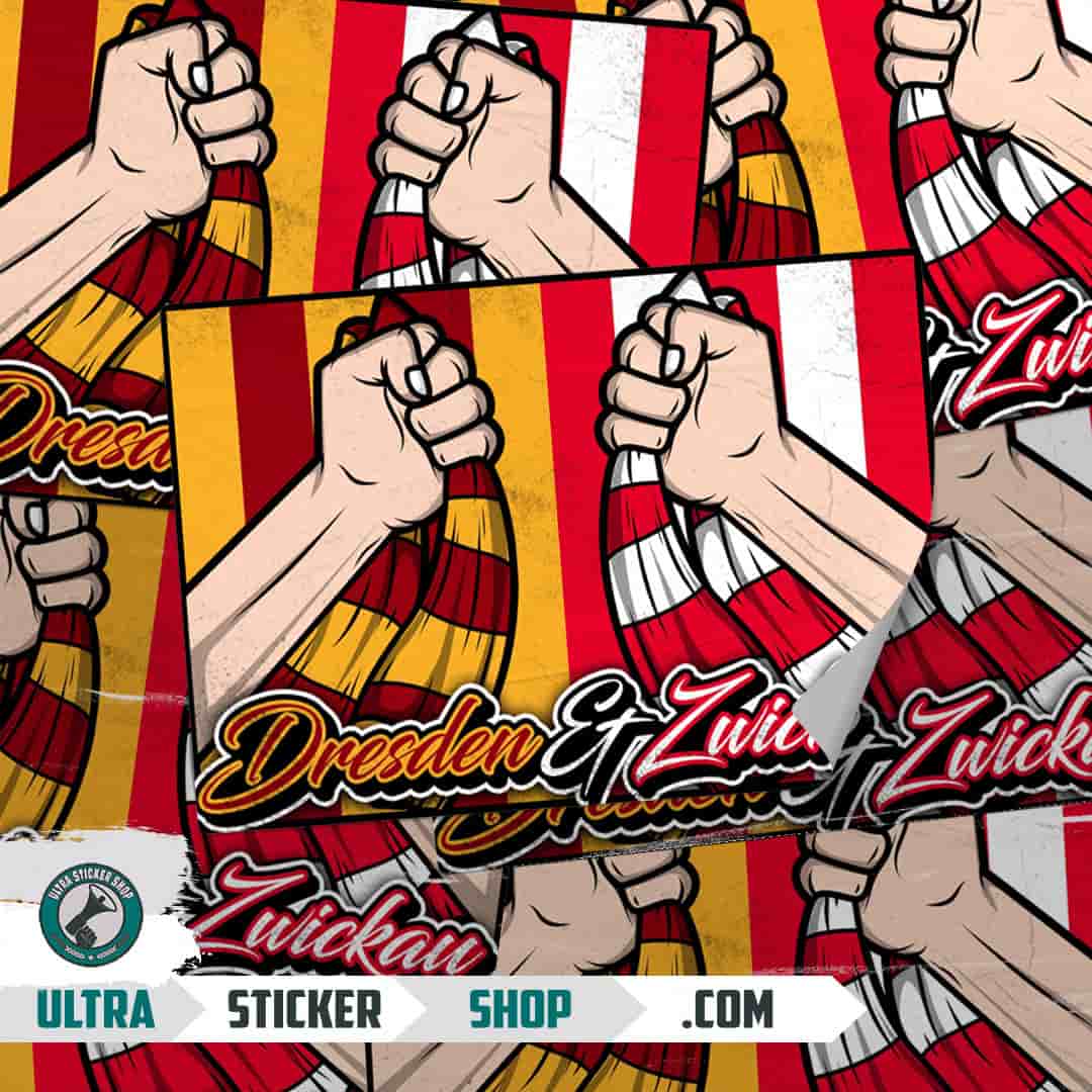 Dresden et Zwickau Stickers