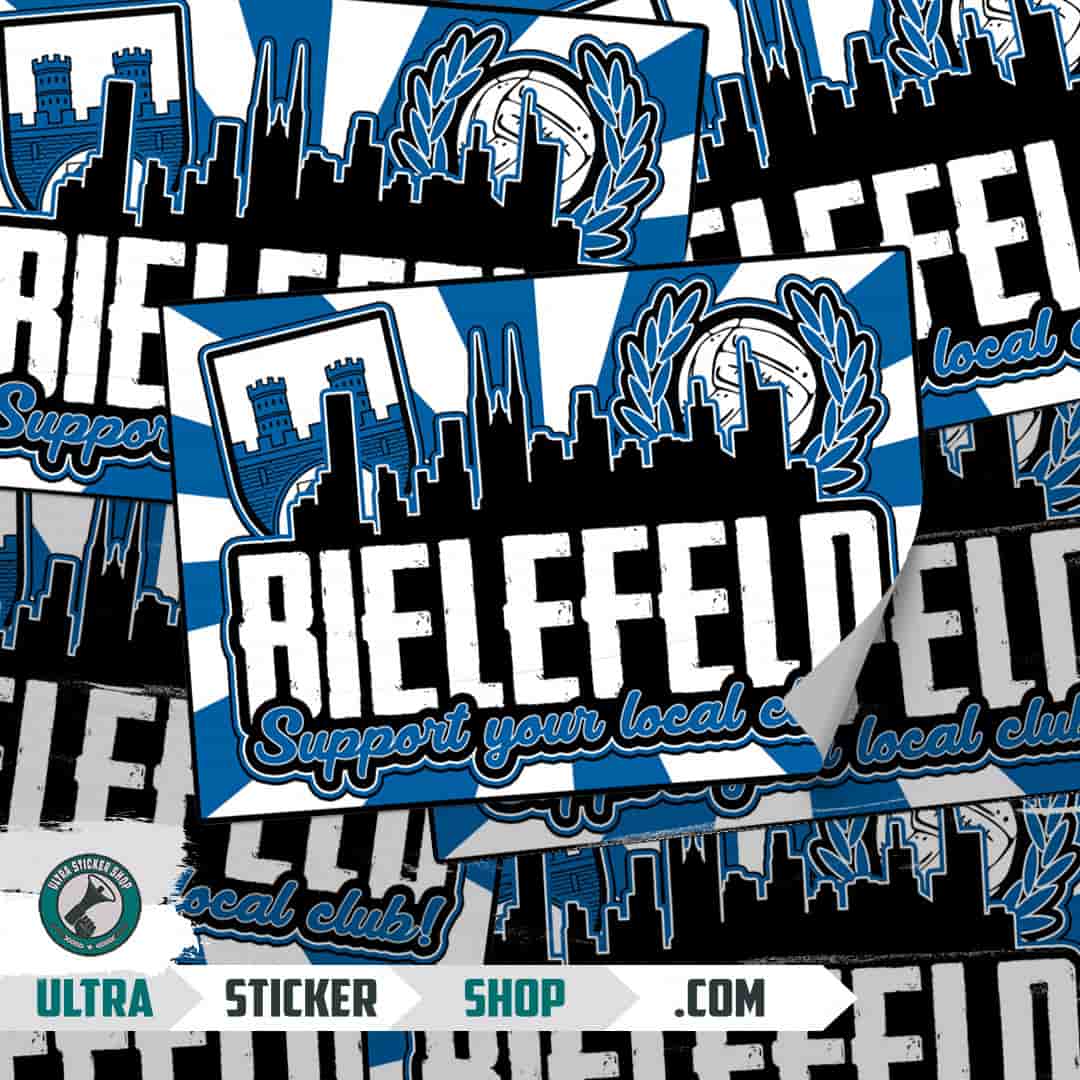 Bielefeld support your local club Stickers
