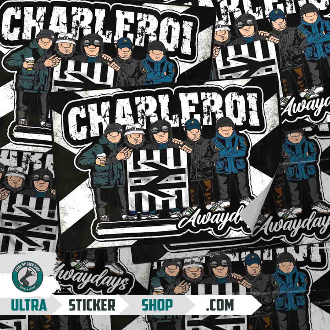 Charleroi awaydays Stickers